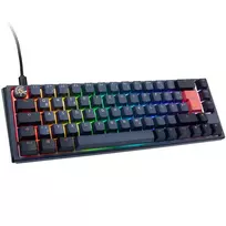 Klaviatūra Ducky One 3 SF Gaming USB QWERTZ Vokiška Mėlyna