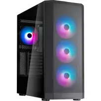 Korpusas SilverStone FARA 514X juodas su grūdintu stiklu (SST-FA514X-BG)