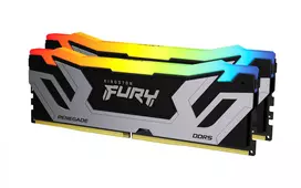 Kingston FURY 48GB 8400MT/s DDR5 CL40 CUDIMM (2 rinkinys) Renegade RGB Silver XMP