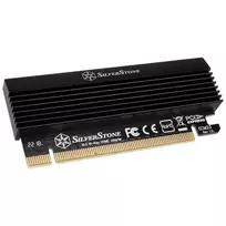 SilverStone SST-ECM23 PCIe x4 – M.2 adapteris su radiatoriumi