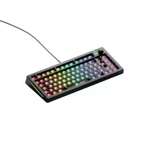 Glorious Gaming GMMK 3 75% Barebones Wired Black - ISO, 75%, Laidinė, USB, RGB LED, Juoda
