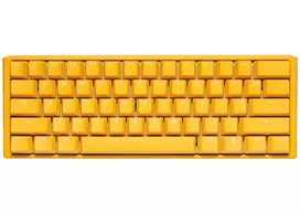 Ducky One 3 Yellow Mini klaviatūra, mechaninė, USB, vokiškas išdėstymas, RGB