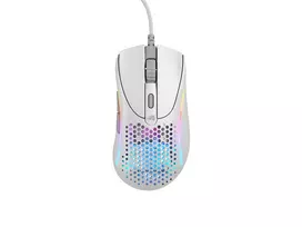 Glorious Gaming Model D 2 Wired - Baltas matinis, dešinei rankai, optinis, USB Type-A, 26000 DPI