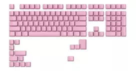 Glorious PC Gaming Race Doubleshot Keycaps V2 – rausvi klaviatūros dangteliai