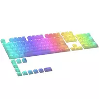 Mechaninis klavišų rinkinys Triton Glorious Polychroma RGB – 115 klavišų, skulptūrinis profilis