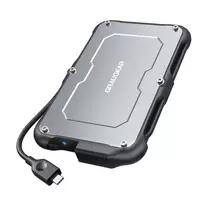 Išorinis HDD/SSD dėklas GRAUGEAR G-2502-C-10G 2.5 colio juodas plienas 6TB