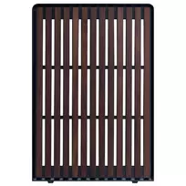 Kompaktinis korpusas Lian Li A3-mATX Wood Edition – riešutmedžio priekinis skydelis, juodas