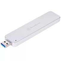 Išorinis SSD dėklas Silverstone MS09 sidabrinis