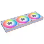 120 mm belaidis reversinis kompiuterio ventiliatorius Lian Li UNI FAN CL, baltas, modelis 12RCL1W3W