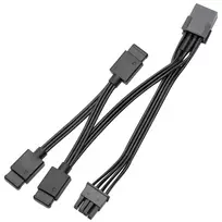 EK Water Blocks EK-Loop OmniLink D-RGB signalo šakotuvas 3 išėjimų, 10 cm kabelis, juodas