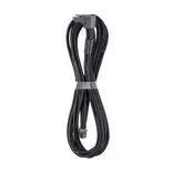 CableMod C-Series Pro ModMesh 12V-2x6 kabelis su 90° jungtimi, skirtas Corsair Type 5 RMx Shift maitinimo šaltiniams - anglies spalvos, 65 cm