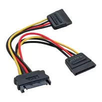 InLine SATA Y formos maitinimo laidas SATA moteriška / 2x SATA vyriška 0,15 m