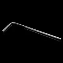 Barrow TDWG-16 kietas vamzdelis 16/14mm 90° 630mm Juodas