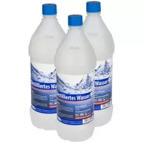 Distiliuotas vanduo (DIN 13060, DIN 43530 ir EN 285) - 3x 1 L