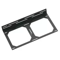 Barrow 240 mm radiatoriaus laikiklis - juodas