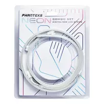 LED juostelė PHANTEKS PH-NELEDKT_CMBO_WT01 — universali 400 mm, balta, 5V, 4,2W (2 vnt.)