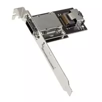 SilverStone SA011 - SAS-Blende intern zu extern - SAS 24Gbit/s - Mini SAS (SFF-8087) (W) zu 4 x 26-polige Mini SAS (W)