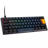 Mechaninė žaidimų klaviatūra Ducky One 3 Pro Mini RGB — 60% išdėstymas, RGB apšvietimas, karštai keičiami jungikliai