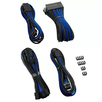 CableMod PRO ModMesh 12VHPWR kabelio prailginimo rinkinys juoda/mėlyna – 12VHPWR GPU maitinimo prailginimas