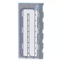 Distro Plate Triton Wraith 2.0 Elite – sidabrinis skirstomasis blokas