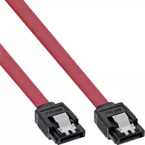 InLine SATA 6Gb/s kabelis su fiksatoriais 0,3 m
