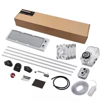 PHANTEKS Glacier EZ-Fit 360 D30-KIT, vandens aušinimo rinkinys - balta