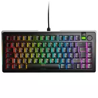 Mechaninė 75% klaviatūra GLORIOUS GMMK 3 Pro — surinkta ISO (DE), Fox jungikliai, juoda