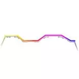 LED juosta HYTE Noodle LN60 ARGB White – adresuojama RGB LED juosta kompiuterio apšvietimui, 60 cm