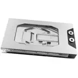 Watercool Heatkiller V Ultra GPU vandens blokas RTX 5090 (Palit & Gainward), ARGB, nikelis + akrilas, sidabrinis