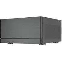 Korpusas SilverStone Crown 04 SST-CW04TB – HTPC, tamsiai pilkas, SSI-EEB