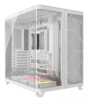PC korpusas Corsair AIR 5400 RS-R ARGB Midi Tower baltas