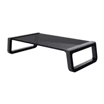 Trust Monta Black stiklinis monitoriaus stovas, juodas, maks. 10 kg