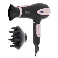 Plaukų džiovintuvas Adler AD 2248b ION, 2200 W, juodas/rožinis