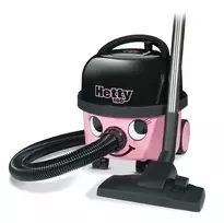 Cilindrinis dulkių siurblys NUMATIC HET160-11 — 6 L talpa, 620 W, HEPA filtracija, 2 m žarna