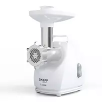 Elektrinė mėsmalė SMAPP 490.8 — 2200 W, 1 greitis, 3 sieteliai (Ø 2,7–8 mm), balta