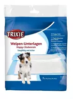 Treniruočių kilimėlis šunims Trixie 23411, celiuliozė, 400×600 mm, 7 vnt., apsauga nuo išsiliejimo, nepralaidus, mėlynas