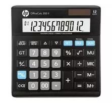 Stalinis skaičiuotuvas HP HP-OC 300 II su 12 skaitmenų ekranu, juodas