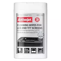 Activejet AOC-302 LCD ekrano valymo servetėlės, 100 vnt.