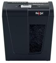 Popieriaus smulkintuvas REXEL Secure S5 — juostinis smulkintuvas, 5 lapų talpa, 6 mm pjūvis, 10 L krepšelis, P-2 saugumas, juodas