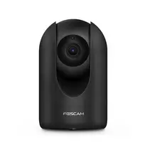 IP stebėjimo kamera Foscam R4M-B, 4 MP (2560×1440), 112° objektyvas, 4 mm, WDR, Wi‑Fi ir Ethernet, vidaus kubas, naktinis matymas 10 m