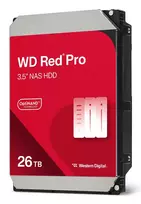 WESTERN DIGITAL Kietasis diskas - WD Red Pro WD260KFGX - 26 TB - SATA 6Gb/s - 3,5 colio - 512MB buferis