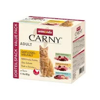 ANIMONDA Carny Adult Poultry mix - šlapias kačių maistas - 8x85g