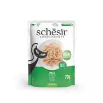 SCHESIR Vištienos filė želėje – šlapias ėdalas katėms – 70g