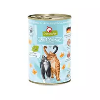 GRANATAPET DeliCATessen Lašiša ir kalakutas – šlapias kačių maistas – 400g