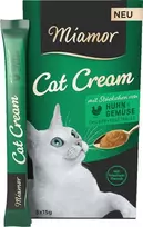 Šlapias skanėstas katėms Miamor Cat Cream Vištiena su daržovėmis, pastelės maišeliai 5×15 g, be glitimo, be cukraus