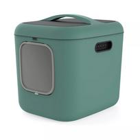Kačių tualetas rotho Biala XL Green Easy Clean Design – didelis plastikinis tualetas su anglies filtru, 499×576×614 mm