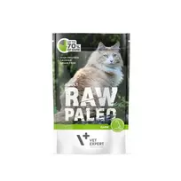 Šlapias kačių ėdalas VETEXPERT RAW PALEO Adult Venison 100 g – bekombinis vienos porcijos paketėlis