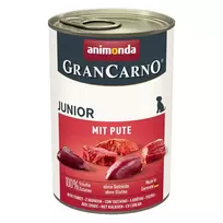 ANIMONDA GranCarno Junior su kalakutu – šlapias šunų ėdalas – 400 g