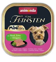 ANIMONDA Vom Feinsten Adult Mini Jautiena, antis ir raudonėlis – šlapias šunų ėdalas – 100g