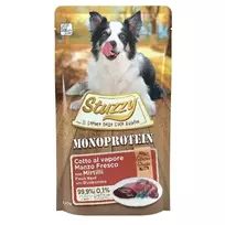 STUZZY Monoprotein Jautiena su mėlynėmis – šlapias šunų ėdalas – 150 g